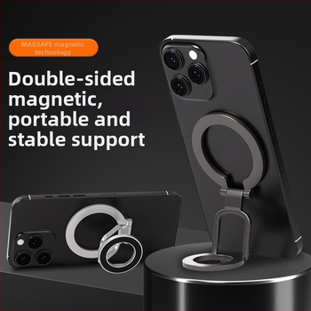 MagSafe mobilo telefona turētājs - galda statīvs ar 360° pagriezienu, metāla, kods F29