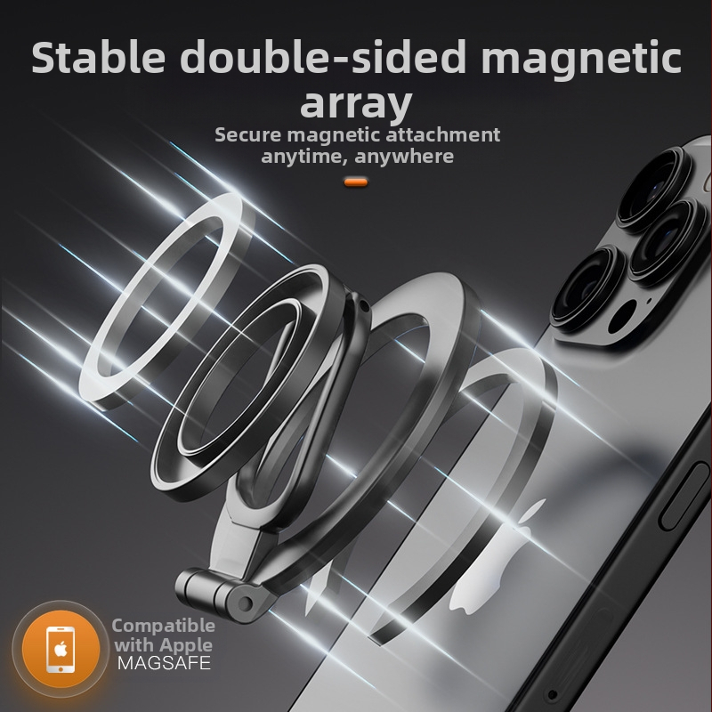 MagSafe držiak na mobilný telefón - stolný držiak s 360° otočením, kovový, kód F29