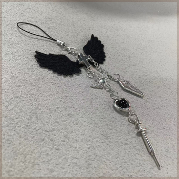 Унисекс каишка за телефон от сплав, ръчна изработка, високеластична памучна връв, пластмасова катарама