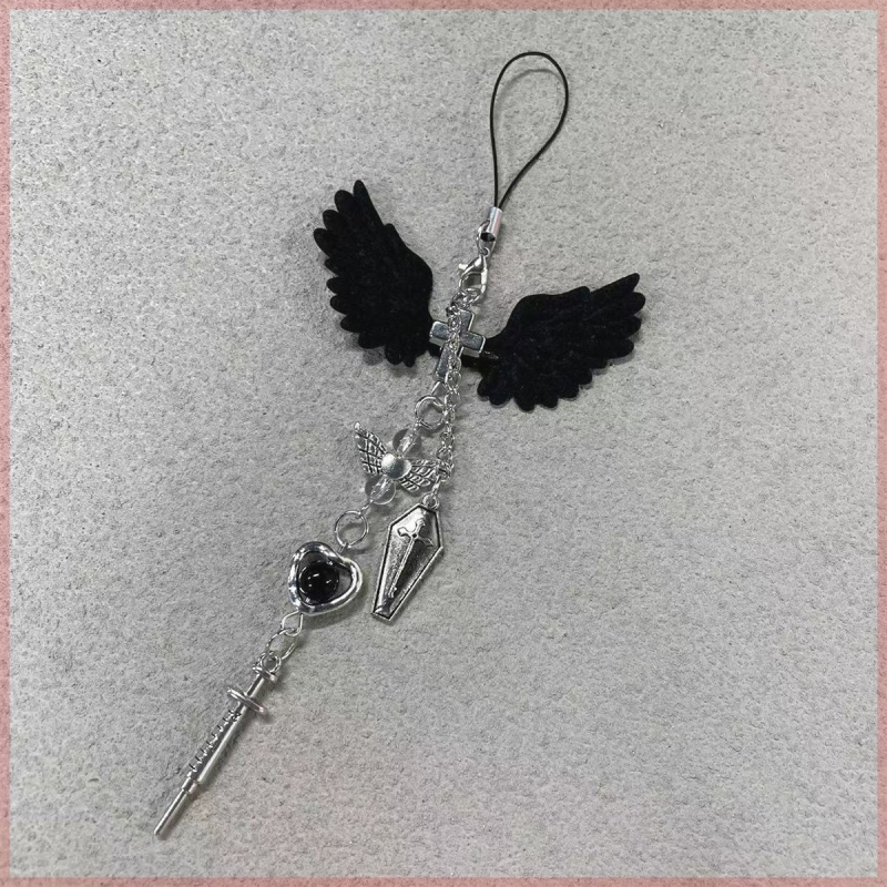 Унисекс каишка за телефон от сплав, ръчна изработка, високеластична памучна връв, пластмасова катарама