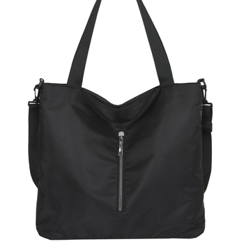 Najlonska tote torba sa zipom, gradski minimalistički stil, laminirana unutarnja džep sa zipom