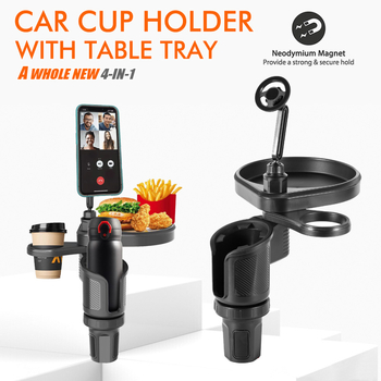 Autótelefon-tartó mágneses szívóval, univerzális, gravitációs rögzítés, pohártartóval kompatibilis (nem tölthető)