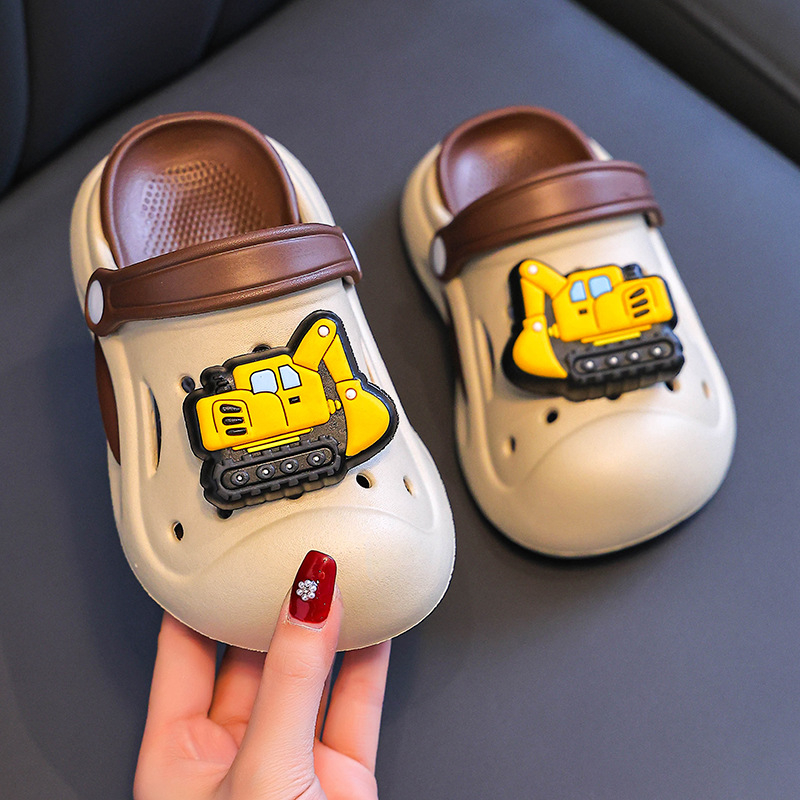 Bērnu EVA Crocs stila sandales, universāls, 2–9 gadi, ikdienas atpūtas apavi, vasara 2025