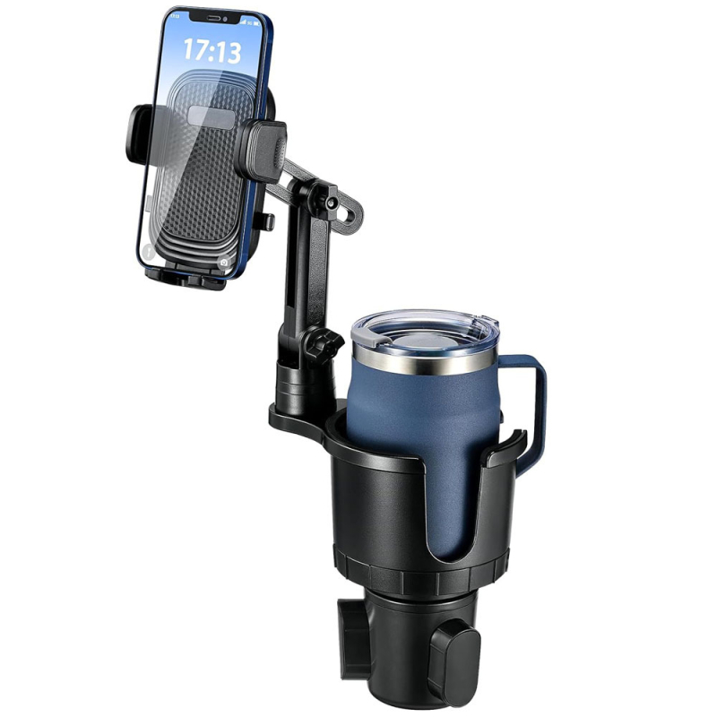 Két az egyben autós pohártartó — középső konzolhoz illeszkedő italtartó, snap-on felszerelés, 5W teljesítmény, kompatibilis General, testreszabás elérhető