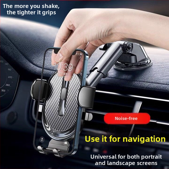 Chegeshi Държач за телефон в автомобил със вакуумен монтаж към таблото — универсален, съвместим с различни марки, персонализируем