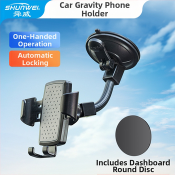 Shunwei Držiak na telefón do auta s sacou na čelné sklo – Univerzálny
