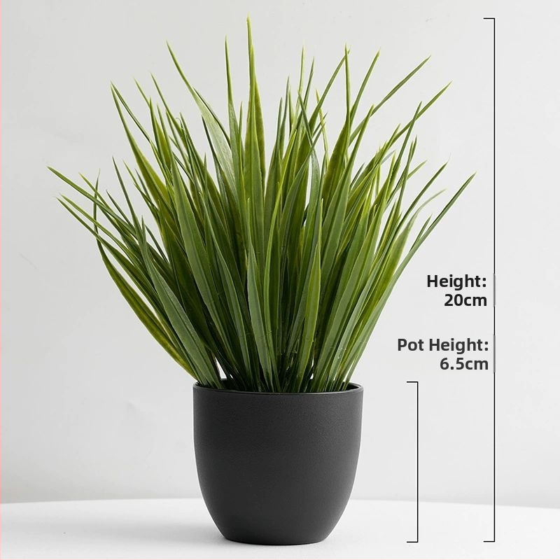 Umelý bonsaj zo zelených rastlín pre domovú dekoráciu (Značka: Changjia Silk Flower; Materiál: Plast; Výrobná technika: Vstrekové formovanie; Účel: Dekor do domu)