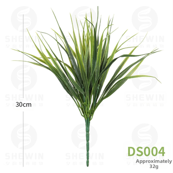 Τεχνητό μπουκέτο πρασίνων για διαμόρφωση κήπων — Evening rhyme, πλαστικό, έγχυση χύτευσης, ποικιλία Bluegrass, για σκηνές φωτογράφισης και διακόσμηση σπιτιού