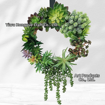 Σετ τεχνητών σαρκουλεντών φυτών με βελούδινη υφή για DIY διακόσμηση τοίχου – κεφαλή λουλουδιού Lover\'s Tears Aloe, μαλακό PVC, μορφοποίηση με έγχυση, Hong Yue, περίπου 900 g