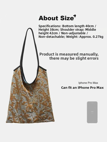 Taška tote z plátna, originálny dizajn, vodorovný štvorcový tvar, magnetické zapínanie, vnútorná vrecko na zips, mäkká povrchová úprava