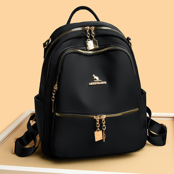 Ruksak PU, gradski minimalistički stil — proljeće 2025 (Materijal: PU; Otvaranje: zatvarač; Unutarnja organizacija: pretinac s zatvaračem + pretinac za telefon; Podstava: poliester)