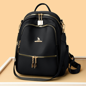 Ruksak PU, gradski minimalistički stil — proljeće 2025 (Materijal: PU; Otvaranje: zatvarač; Unutarnja organizacija: pretinac s zatvaračem + pretinac za telefon; Podstava: poliester)