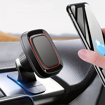 Magnetski držač za telefon u automobilu – univerzalni, za montažu na ventilacijsku rešetku ili ploču, plast