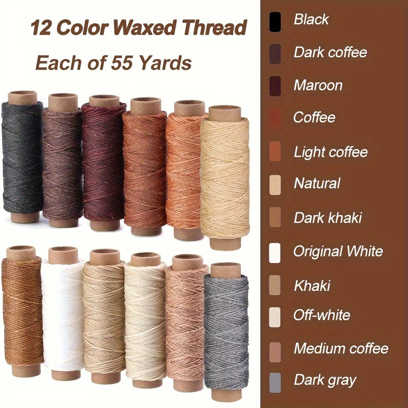 Voskana nit za ručno šivanje – 210D, ravna kožna pletena nit; Marka Grandma (tekstil); Kutija 200 kom.; Bruto težina 22,6 g; Moderan stil