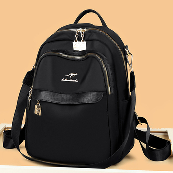 Ženski ruksak velike kapacitete od Oxford platna – zatvaranje na zatvarač, vodootporan i otporan na habanje, unutarnji džep sa zipom i džep za telefon