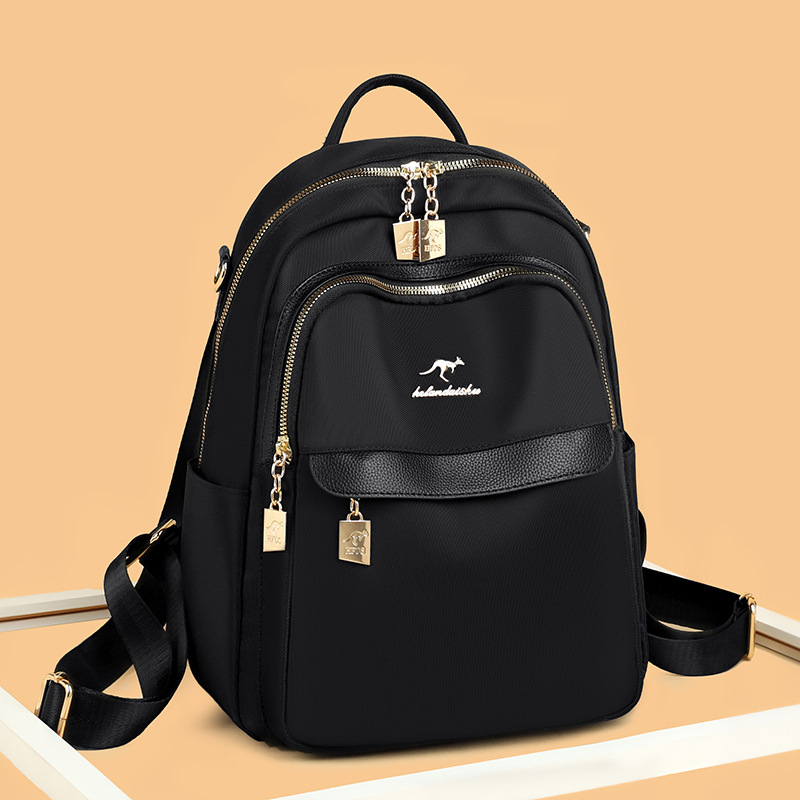 Ženski ruksak velike kapacitete od Oxford platna – zatvaranje na zatvarač, vodootporan i otporan na habanje, unutarnji džep sa zipom i džep za telefon