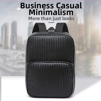 Vyriska PU kuprinė laisvalaikio kelionėms, suderinama su 15 colių nešiojamuoju kompiuteriu, talpa iki 20 L, oro pagalvės pečių diržai, vidus iš nailono