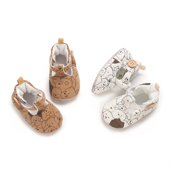 Cipele za malu djecu s crtićem, gornji dio od pamuka, mek pod, Velcro zatvarač, unisex, 12–36 mjeseci, proljeće