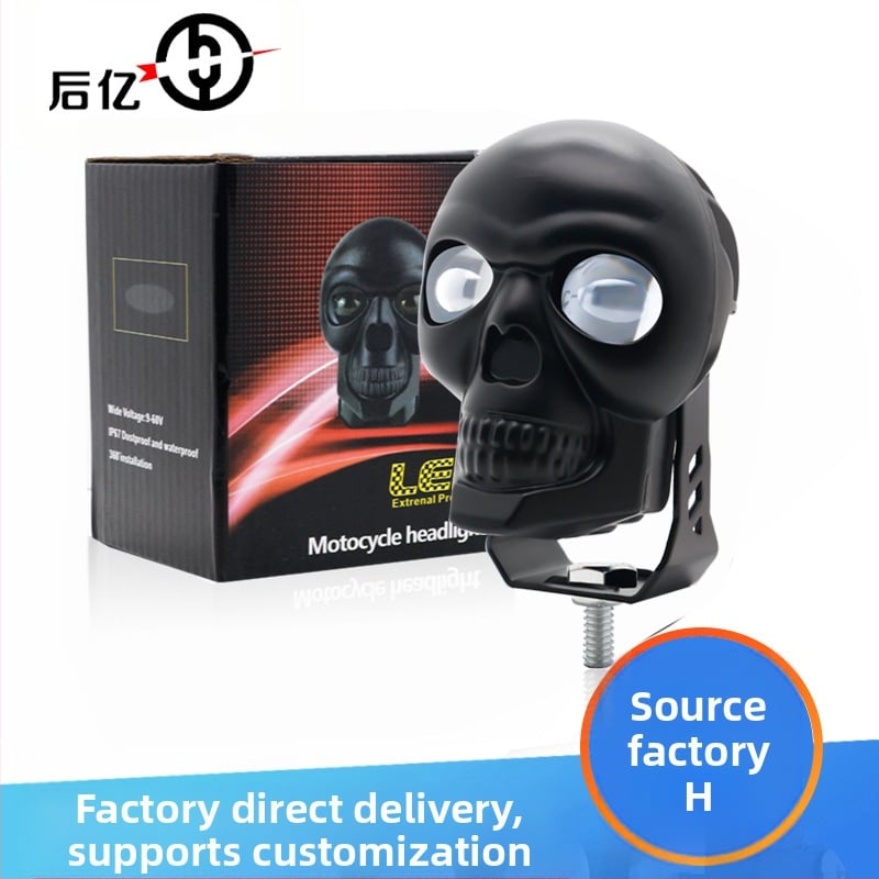 Motocikla LED prožektors ar skeleta dizainu (12V, 60W, IP68, 1000 lm, SMD)