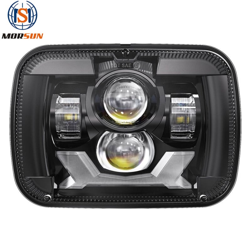 LED предни светлини за Wrangler Jeep – MS-5798, 78W, 12V, IP65, 3800/2400 lm
