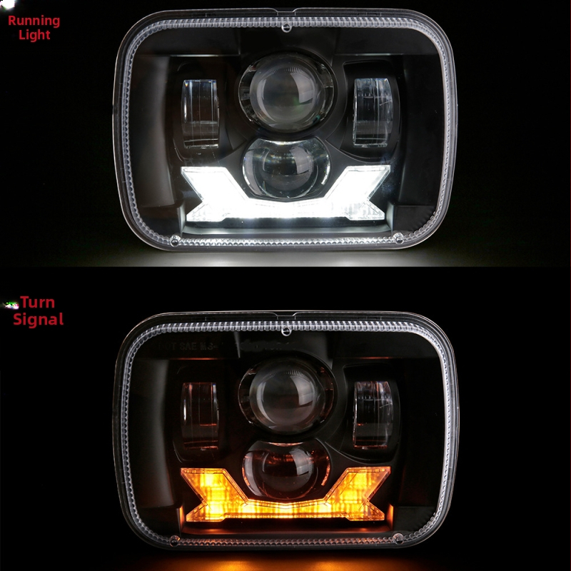 LED предни светлини за Wrangler Jeep – MS-5798, 78W, 12V, IP65, 3800/2400 lm