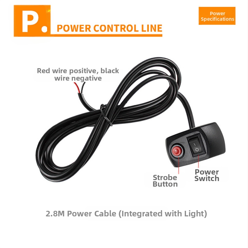 Automobiļu COB LED lentes stroba gaisma 315-5, 30W, 9-30V, alumīnija sakausējums+PC+LED, universāla saderība, pielāgošana