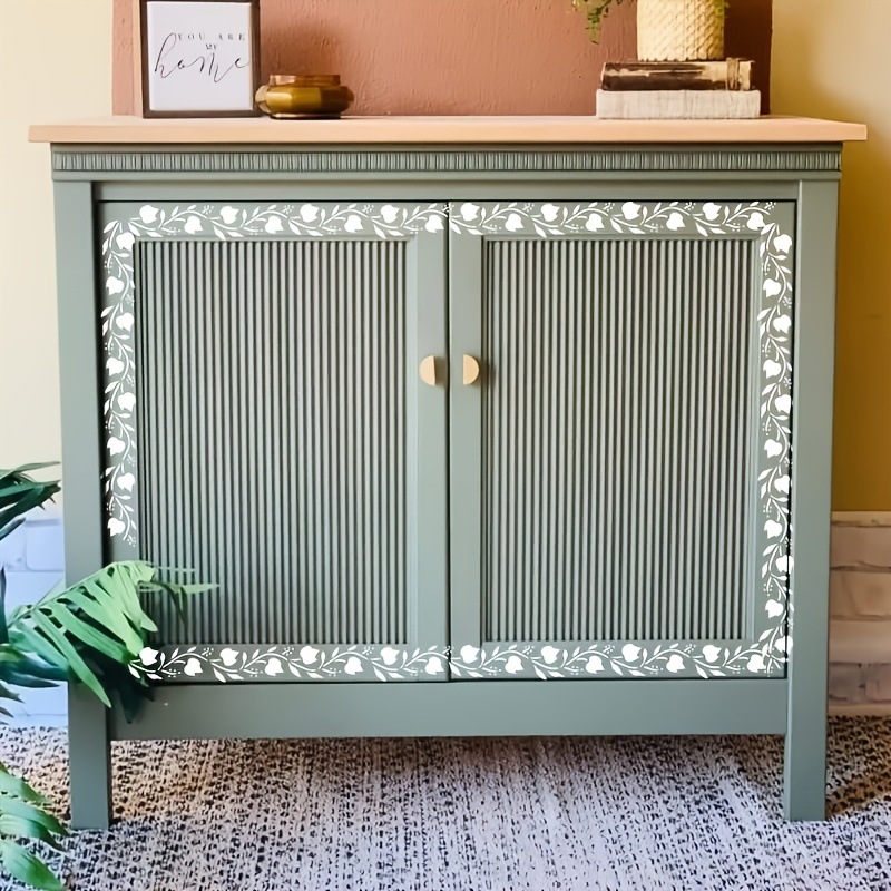 Dailės šablonai, 12 vnt., PET medžiaga, nėrinių dekoras, retro stilius, plastiniai iškirpimai