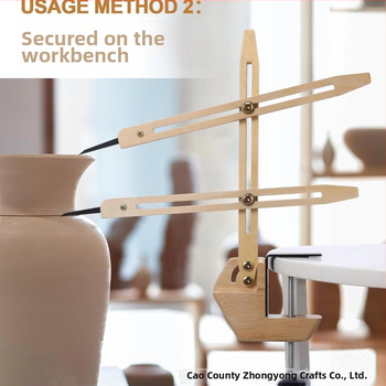Ξύλινο εργαλείο διαμόρφωσης και τοποθέτησης κεραμικών με σταθερό ύψος εργασίας — πολυλειτουργικό βοηθητικό εργαλείο κοπής και διαμόρφωσης