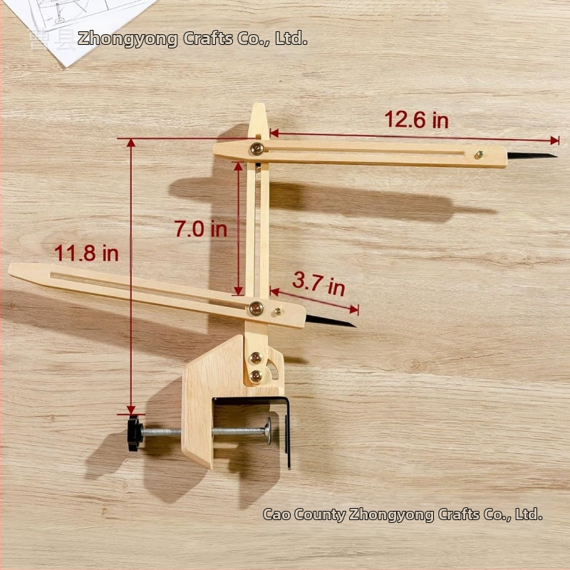 Дървен инструмент за оформяне и позициониране на глинени изделия с подравняване на височината — мултифункционален помощник за довършване и оформяне
