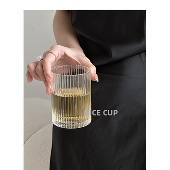 Κούπα καφέ από θερμοανθεκτικό γυαλί με διπλό τοίχωμα, ιαπωνικού στυλ, κυλινδρικού σχήματος, χωρίς λαβή