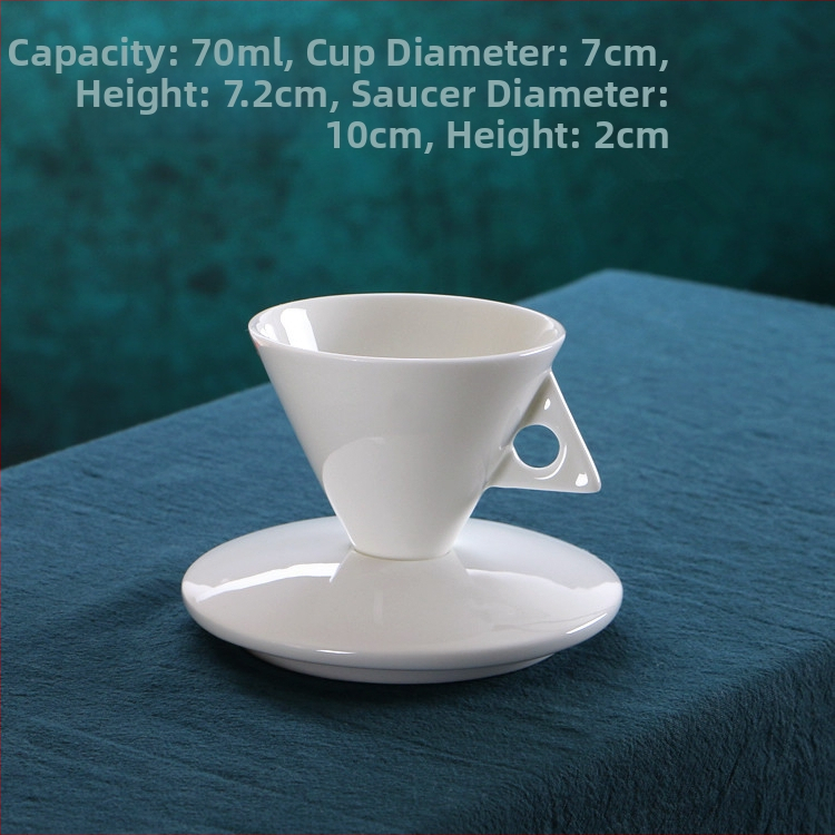 Kavos puodelių su lėkštute komplektas, kaulo porcelėnas, gėlių raštas, pakuotė popierinėje dėžutėje, 2021 m. vasaros leidimas.