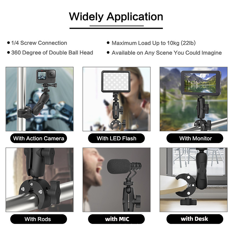 Modatong f011 športový držiak príslušenstva pre motocykle, elektrické autá a bicykle