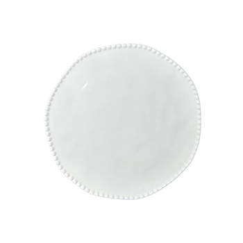 Porcelaninė netaisyklingos formos lėkštė – vientisas vienos spalvos raštas, mikrobangų krosnelė tinka, logotipo spauda, pritaikymas įmanomas