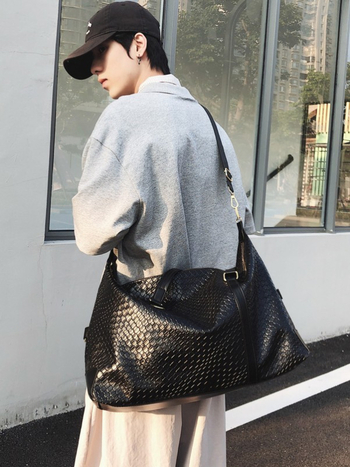 Unisex putna torba s ručkom, kapacitet 36–55 L, PU materijal, prozračna, vodootporna, ultra lagana, otporna na habanje, odjeljak suho/mokro, tkani ramenski remen, za slobodno vrijeme putovanja, Proljeće 2025