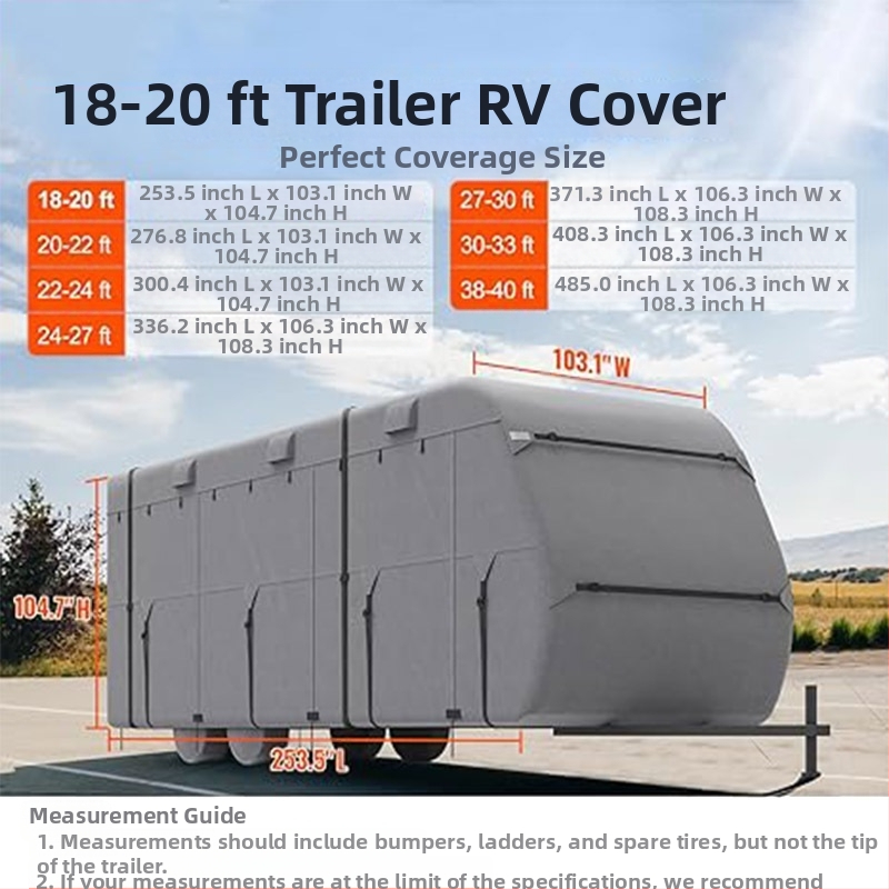 Kryt pre RV z netkanej textílie, prispôsobiteľný