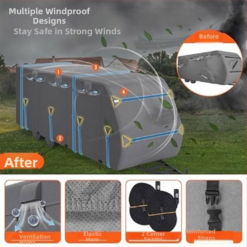 Kryt pre RV z netkanej textílie, prispôsobiteľný