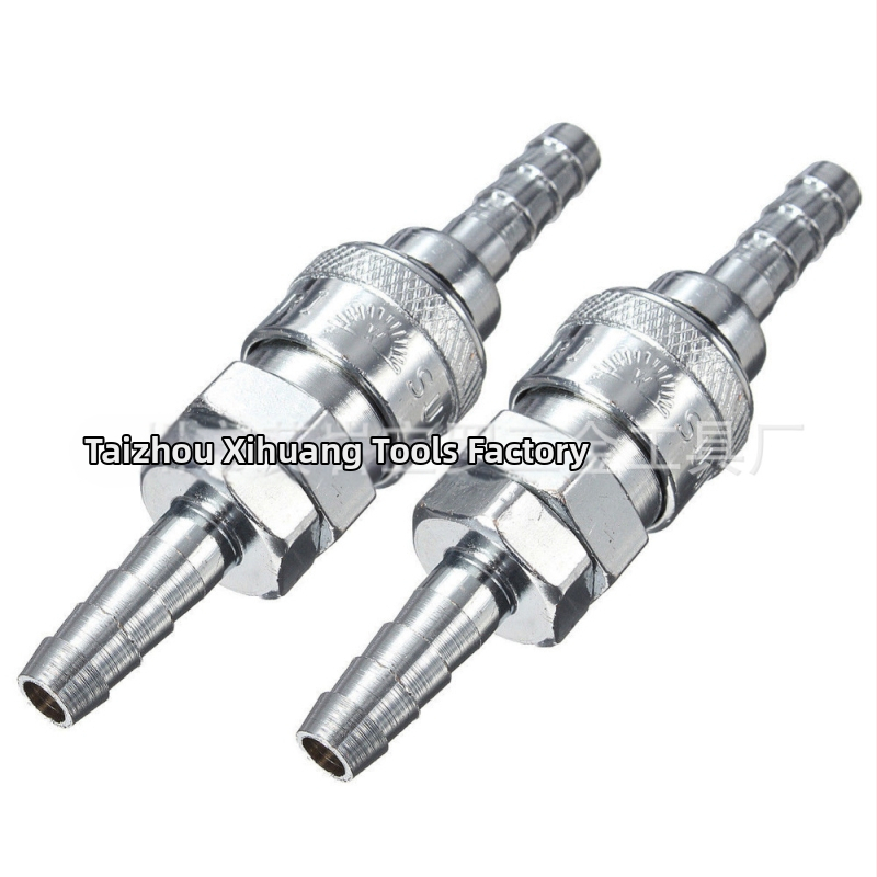 Пневматичен конектор, C-тип самозатягащ бърз конектор, 8 мм дюза, железен корпус, Wenxing