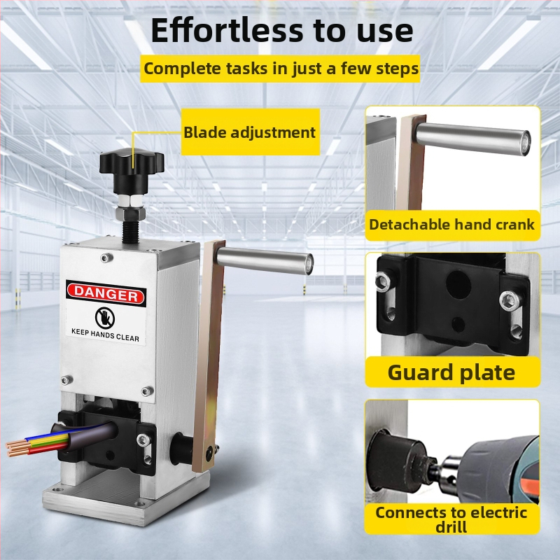 Ръчна машина за обелване на кабели, модел LDSD-25, марка LDSD-25, подходяща за медни кабели