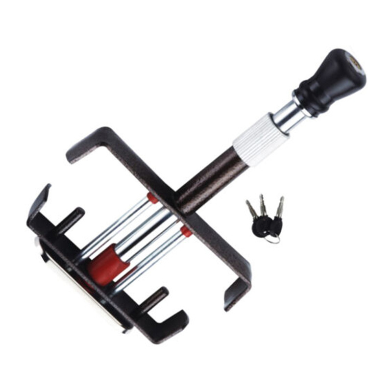 Automobilio vagystės užraktas, modelis YL07, plieninis korpusas, varinis cilindras, universalus suderinamumas