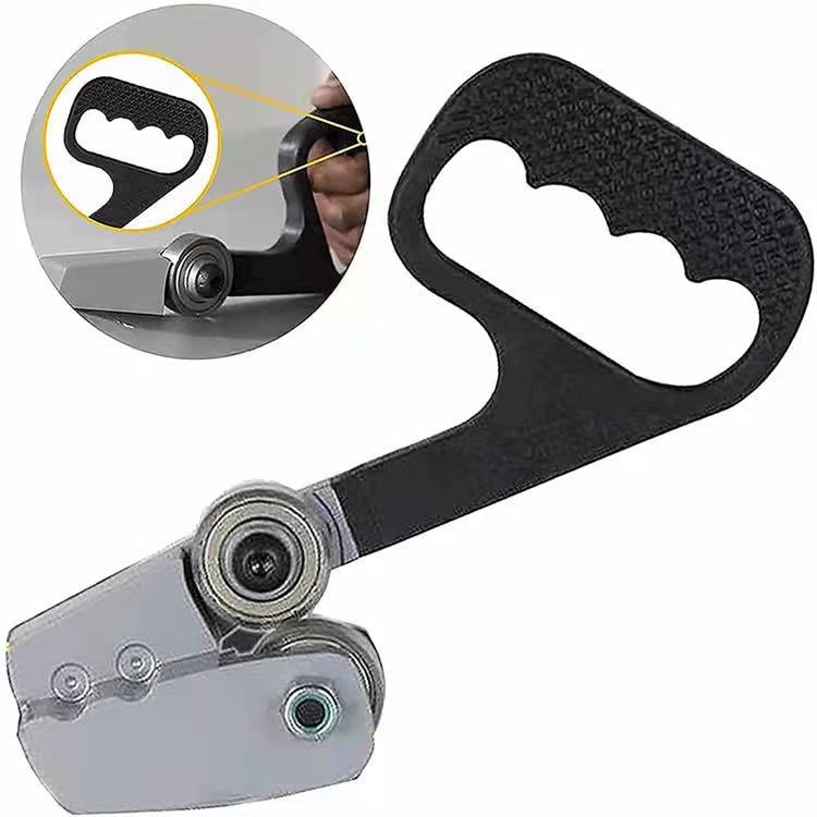 Резач за метални плочи с корпус от неръждаема стомана, прибиращо се острие, смяна на острието с фиксиран винт, модел на острието YX-223