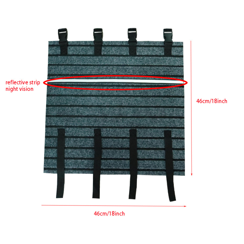 Kg0323 Pedalna podloga s reflektirajućim trakama – Uklonjivi protuklizni zaštitni pokrov za RV stepenice, Opća kompatibilnost