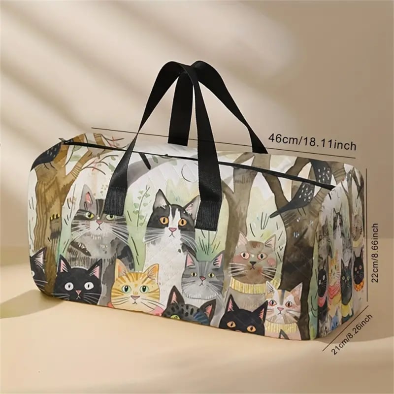 Putna torba s odjeljkom za cipele, poliester, kapacitet 20–35 L, digitalni tisak, ultralak i proširiva