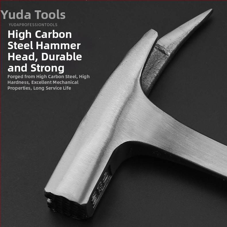 Vieno rankos plaktukas su 45 plieno galva, plastikinė rankena, 325 mm ilgis, geologiniams tyrinėjimams.