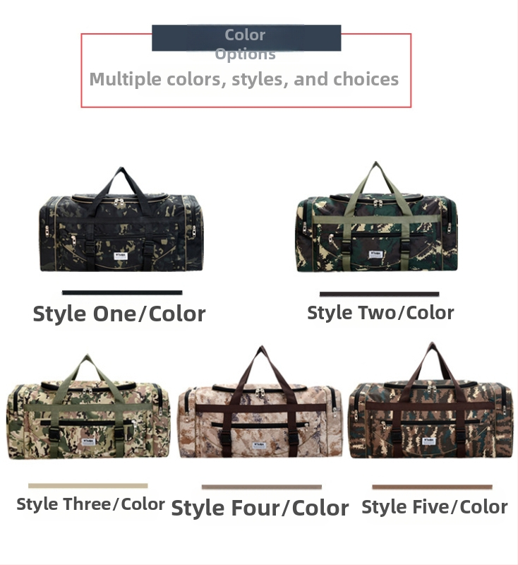 Cestovná taška z nylonu, nepremokavá, objem 36–55L, tri ramenné popruhy