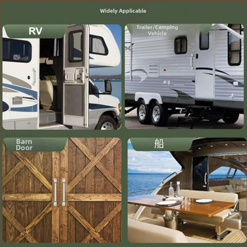 Γενική λαβή πόρτας για RV με δυνατότητα προσαρμογής; συμβατή με RV, φορτηγά, τροχόσπιτα, ρυμουλκούμενα, πλοία και οχήματα.