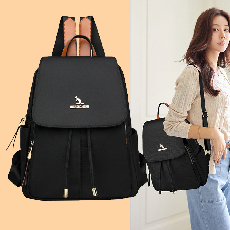 Ženski ruksak od Oxford materijala, lagan, outdoor zaštita od krađe, velik kapacitet, zatvaranje na zip, vodootporan i otporan, s unutarnjim pretincima