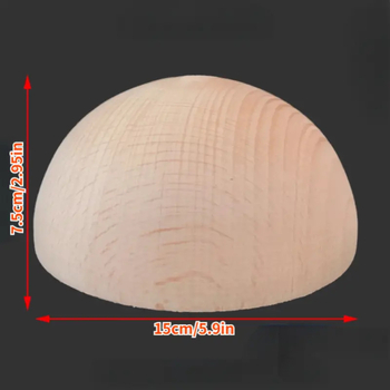 Ξύλινο σφαιρικό διακοσμητικό για έπιπλα από πεύκο — Μοντέρνο στυλ τέχνης, ξυλογλυπτική Dongyang