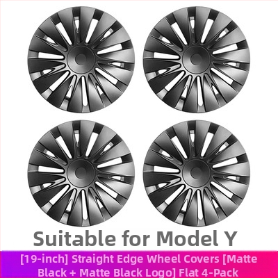 Model Y centrinis gaubtas su tiesia kraštine, PC+ABS, Model Y tinka, WSD-XS, Jiangsu