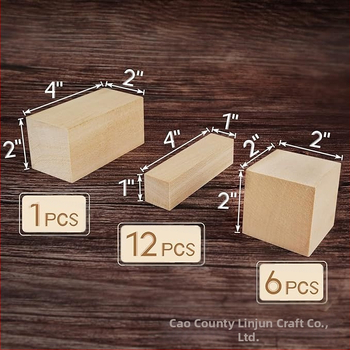 Lin jun Ξύλινο DIY Μπλοκ Γκραφίτι για Παιδιά – Στερεό Ξύλινο Μπλοκ, Σύγχρονος Μινιμαλιστικός Σχεδιασμός