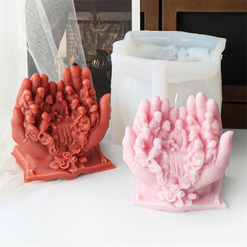 Μορφή από σιλικόνη για κεριά με θέμα Τελευταίο Δείπνο, χειροποίητη, για αρωματικά κεριά – ακανόνιστος σχηματισμός